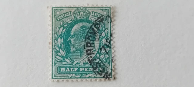 GB KEV11 1/2d Green - West Brompton CDS Postmark