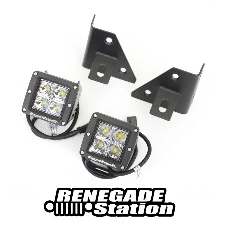 Jeep CJ Deux LED Complément Phares Avec Support Am Fenêtre 76-86