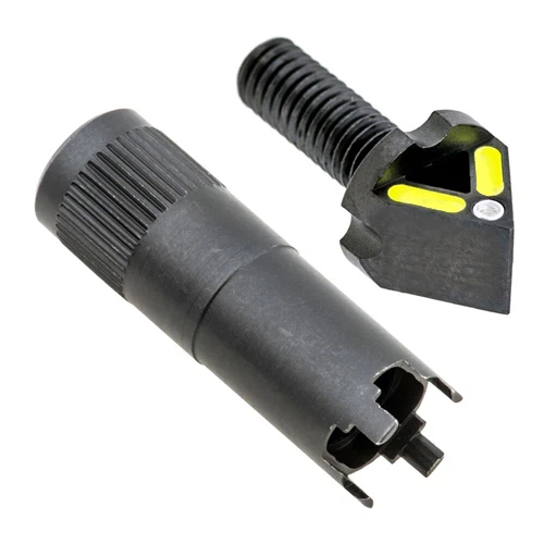 Blitzkrieg Components Chevron Front Sight Post -Luminescent Green w/ Dot 2