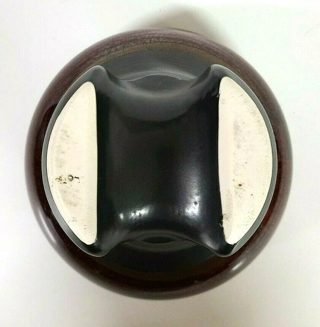 Vtg Large PINCO-7 2084-R High Voltage Ceramic Insulator Brown Porcelain (5.5") 7