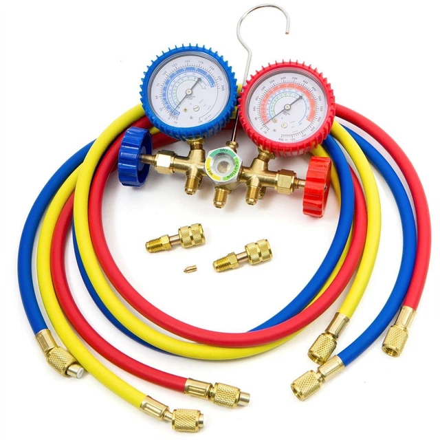 Spruitstuk Gauge Kit Airconditioning Tool voor R410A R32 R404A R134A (C pak
