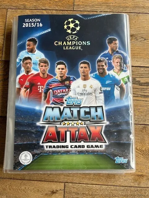 Complete Topps Champions League 2015/16 Collectors Binder inc 24 Limited Edition