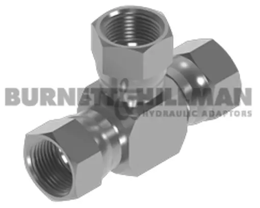 JIC Swivel Female Tee 1-7/8" x 1-7/8"