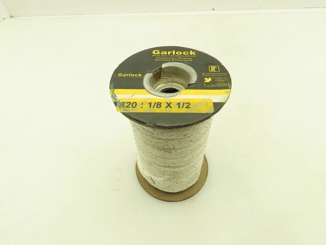 Garlock 620 Tape 1/8x 1/2" Filament Tape Single Jacketed Gasket