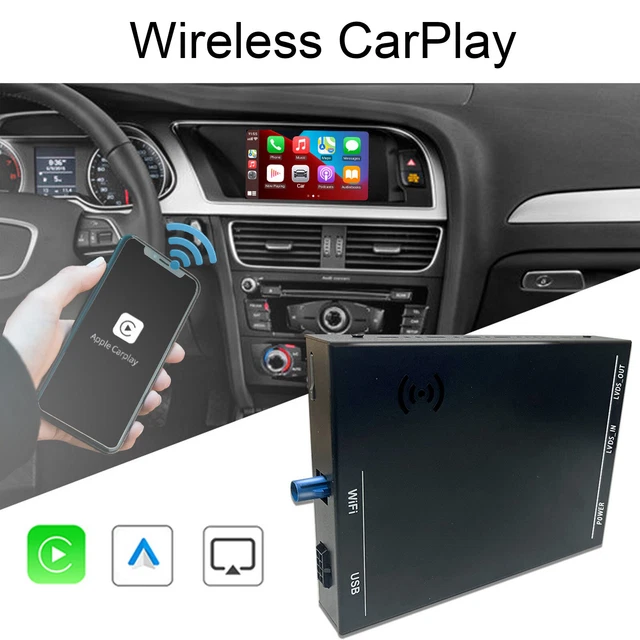 WIRELESS CARPLAY ANDROID Auto Screen Upgrade Decoder Box Fit for Audi S ...