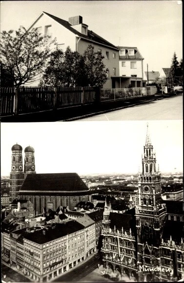 Foto Ak München in Oberbayern, Innenstadt Panorama, Wohnhaus - 3376900