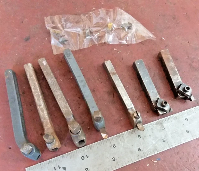 lot 7 small lathe TOOL HOLDERS turning KENNAMETAL atlas 618 6" NO 00 Armstrong lot 7 small lathe TOOL HOLDERS turning KENNAMETAL atlas 618 6" NO 00 Armstrong