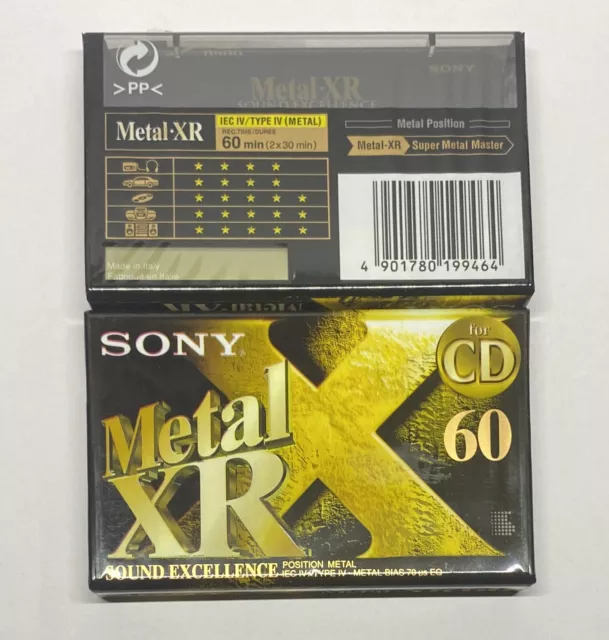 Sony Metal XR 60 OVP Kasette