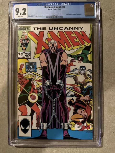 Uncanny X-Men #200 CGC 9.2 1985 Marvel Comics Starjammers & Lilandra App
