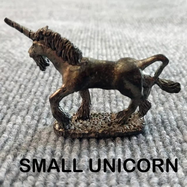 Unicorn Pewter Calhoun St Figurine Pre-Owned Game Piece