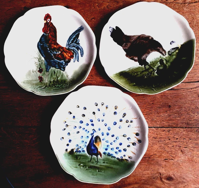 Autocollant Mural Coq Poule Poussins - 39x45 Cm - PVC - Décoration Ferme Campagne