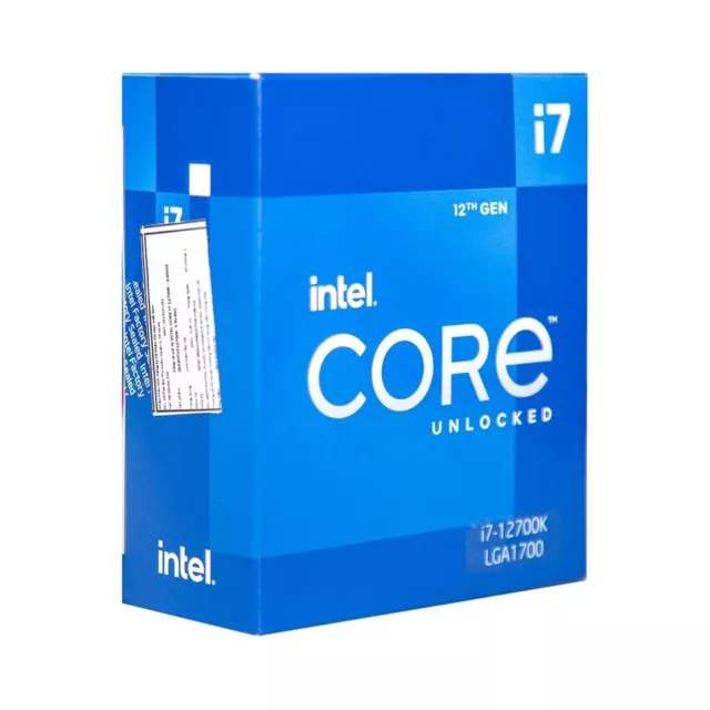 Intel Core i7-12700K 12(8+4) 3,6GHz, Sockel 1700 Prozessor (BX8071512700K)