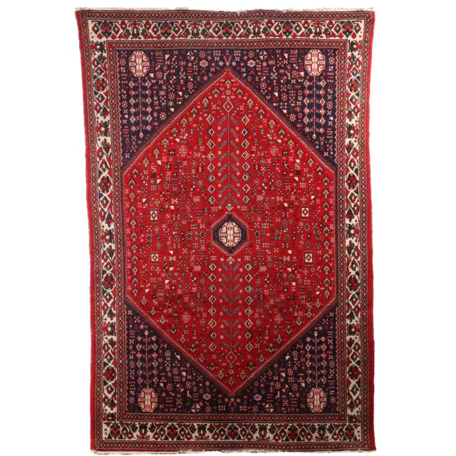 Tapis Ancien en Coton et Laine Noeud Gros 305 x 196 cm