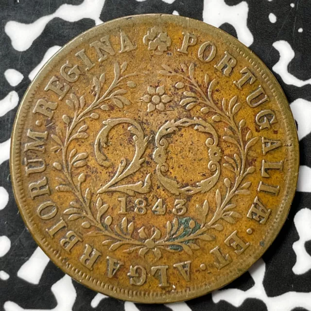 1843 Azores 20 Reis Lot#JP126