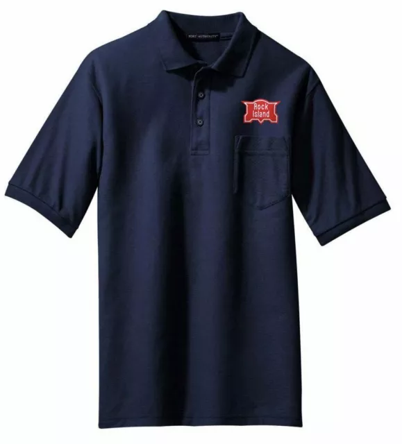 Chicago Rock Island & Pacific Embroidered Polo [19]