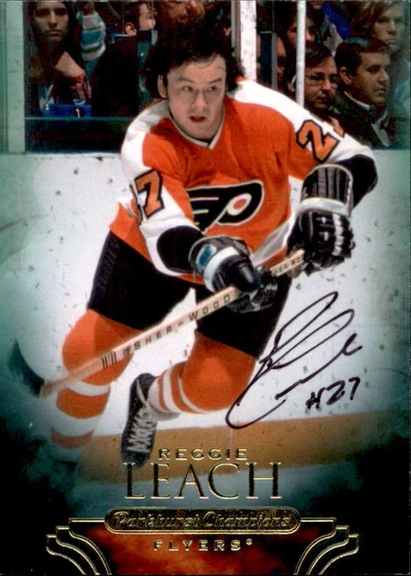 Reggie Leach SIGNED autograph 2011 PARKHURST CHAMPIONS card PHILADELPHIA FLYERS