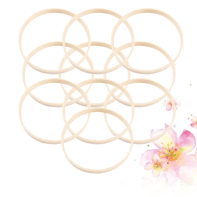 20 PCS -Ringreifen -Reifen Bambuskreis
