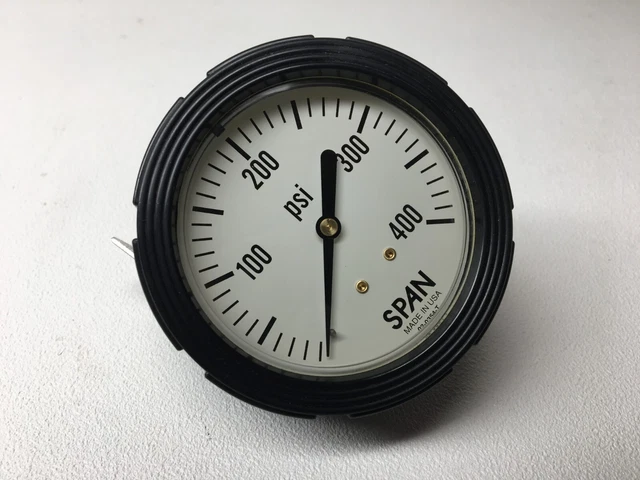 New! Span LFP220-400-PSI-G Pressure Gauge (#5194)
