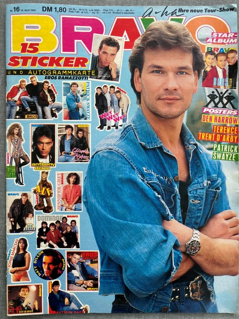 BRAVO 16 1988 Den Harrow George Michael Patrick Swayze a-ha Kylie Minogue Bros