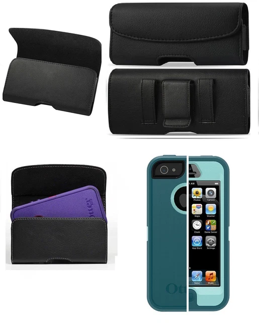 Leather Pouch case Belt Clip Loop Holster For Samsung Galaxy Note 7,5,4,3 & Edge