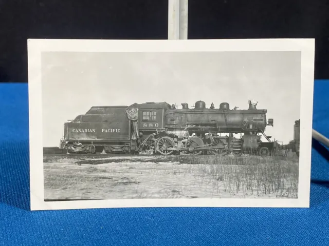 Canadian Pacific Railway CP Dampflokomotive 880 Vintage Foto