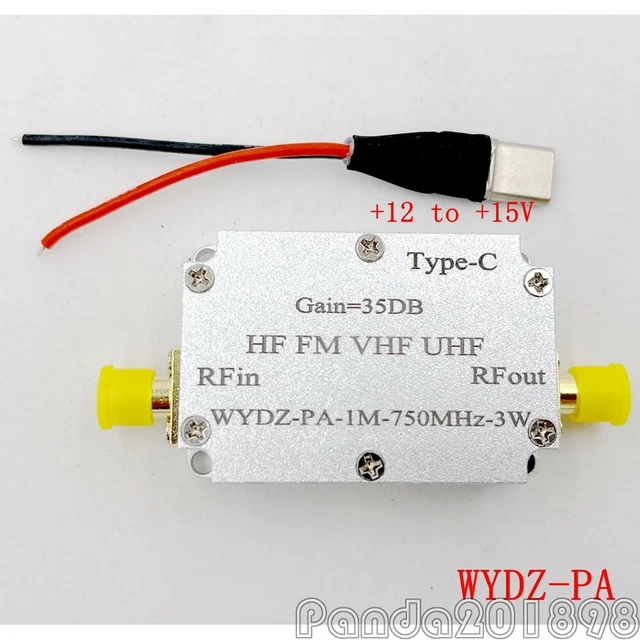 HF FM VHF UHF Broadband RF Power Amplifier FM Transmitter Amplifier 1M