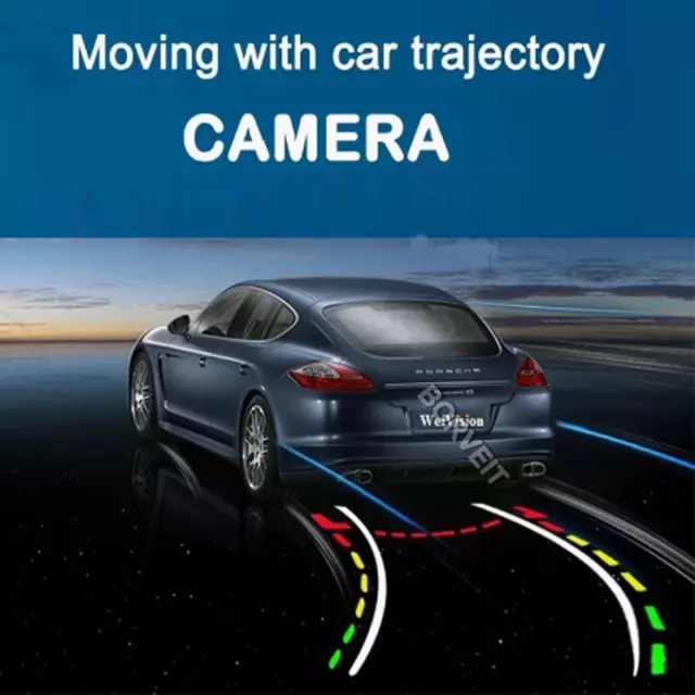 Wireless Car Rear View HD Backup Camera Parking System 4.3" Mirror Monitor 2