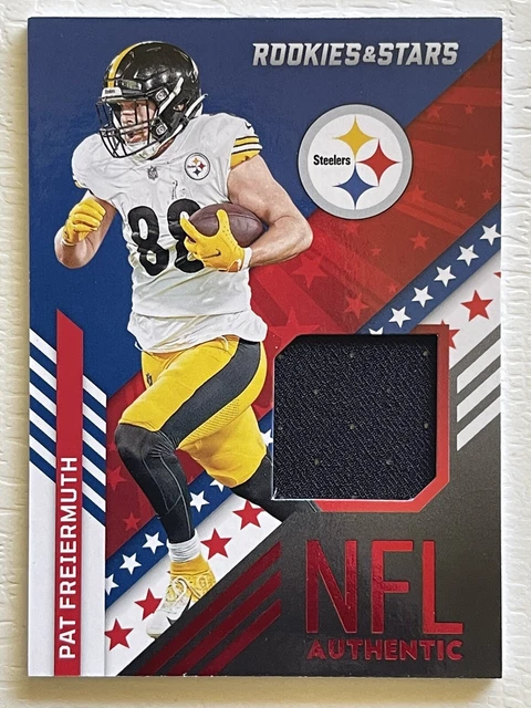 2022 Panini Rookies & Stars PAT FREIERMUTH #NA-PF  Player Used Material STEELERS