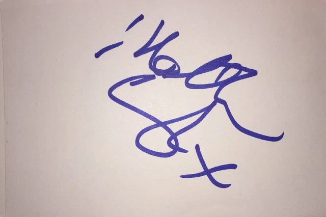 Matthew Wright Signed 6X4 White Card Tv Autograph Presenter The Wright Stuff