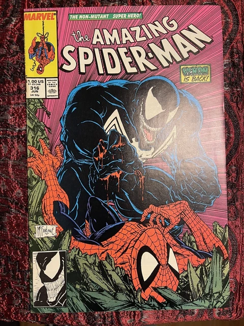 The Amazing Spider-man #316 Venom - Key Book - CGC Ready - 30day returns
