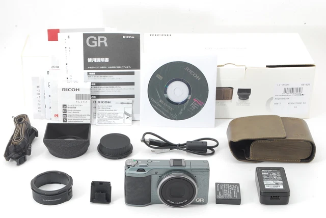 [N MINT Box] Ricoh GR Limited Edition 16.2MP Digital Camera Green From JAPAN