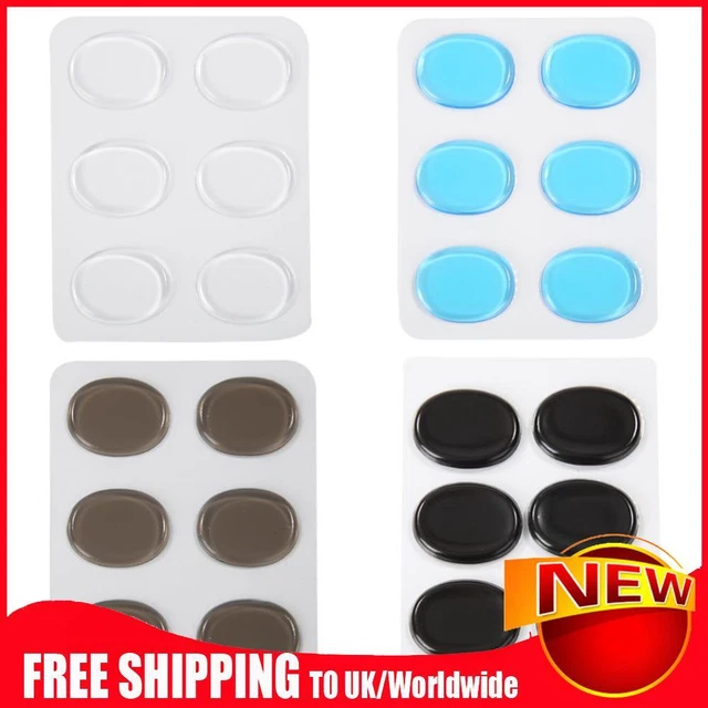 Set 10 Silenziatori Per Batteria - Pad In Gomma Da 5mm, Per Pratica Silenziosa