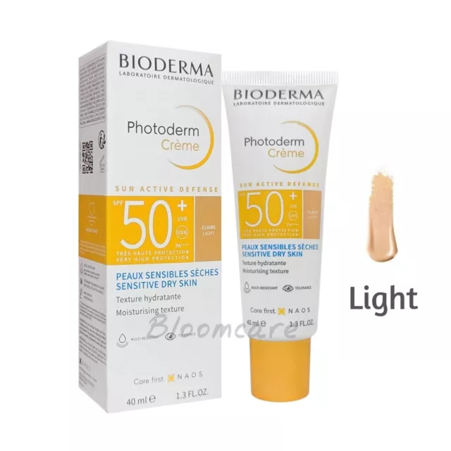 Crema teñida con luz Bioderma Photoderm FPS50+ 40 ml Exp.04/2025