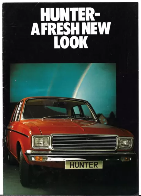 Chrysler Hunter 1975 Export Markets Sales Brochure In English Hillman