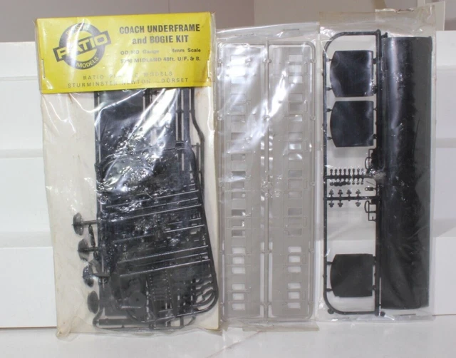 RATIO OO GAUGE 5750 Midland Railway 48' 7 Compartment Coach Kit Pack £9