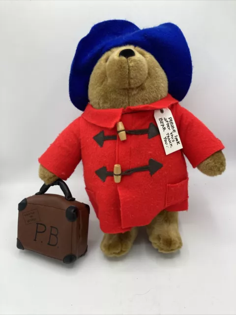 Large Classic Paddington Bear with Suitcase Soft Toy Official 16”