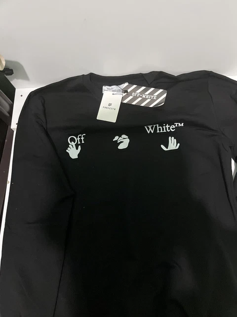 FELPA OFF WHITE SENZA cappuccio taglia XXL EUR 65 00 PicClick IT