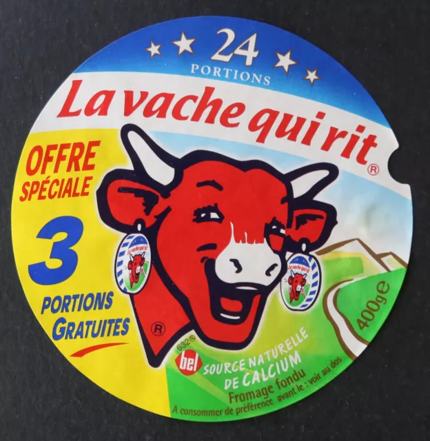 Etiquette fromage VACHE QUI RIT 24 portions 400g  632S;Rabier VQR 8