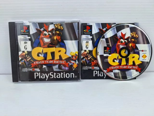 CTR CRASH TEAM Racing PS1 PlayStation 1 PAL VGC 62.95 PicClick AU