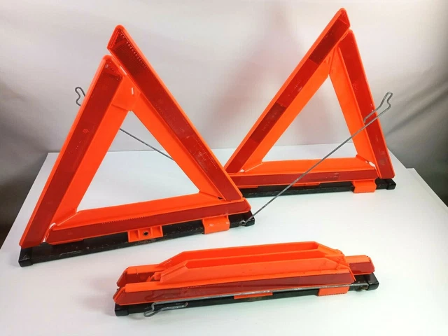 Miro-Flare 219 3P Emergency Warning 3 Triangle Flare Kit Miro Flex Co.