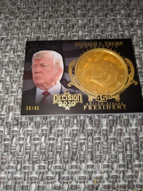 2020 Decision Series 2 Donald J. Trump Gold Coin TC5 #38/45