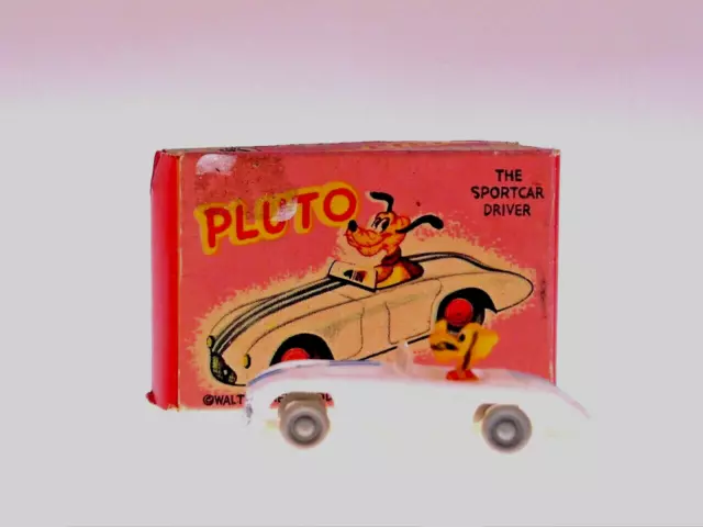 GSCOM "PLUTO THE SPORTCAR DRIVER"  ELM HONG KONG, NUR 5cm, VERY GOOD IN BOX