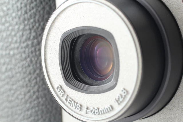 [Exc+5] READ Ricoh GR1 QD DATE Silver Point Shoot 35mm Film Camera From JAPAN 3