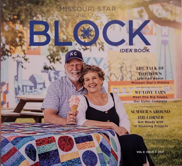 BLOCK IDEA BOOK 2021 MISSOURI STAR QUILT CO. Magazine Volume 8 ISSUE 3