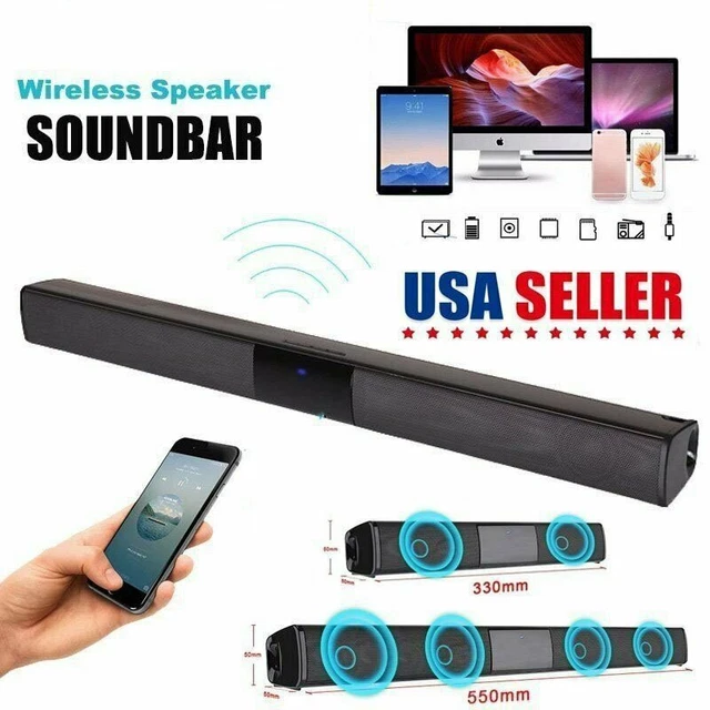 WIRELESS BLUETOOTH SOUND Bar Speaker System TV Home Theater Soundbar