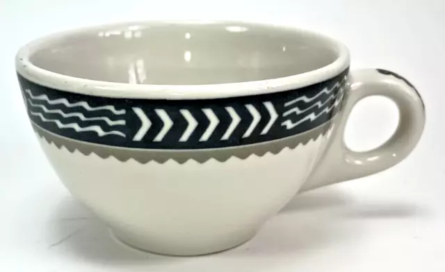 Anchient Mimbreno Indian Designs Santa Fe Dining Car Service Tea, Coffee Cup.