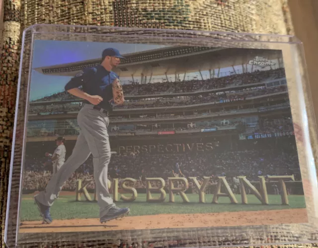 2016 Topps Chrome Kris Bryant PERSPECTIVES Chicago Cubs Free Shipping