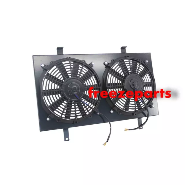 Black Aluminum Fan Shroud For Nissan Silvia 180SX 200SX 240X S14 SR20 1995-1998