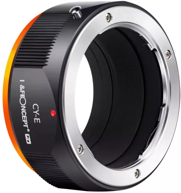 Adaptador conceptual K&F para lente Contax/Yashica (C/Y) - cámara de montaje electrónico Sony Alpha NEX 2
