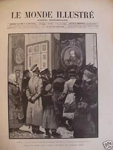 Le Monde Illustre 1894 N 1964 - Le Tsar Alexandre Iii